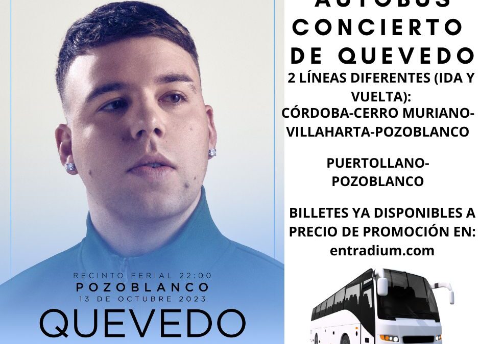 Concierto Quevedo Pozoblanco 2023